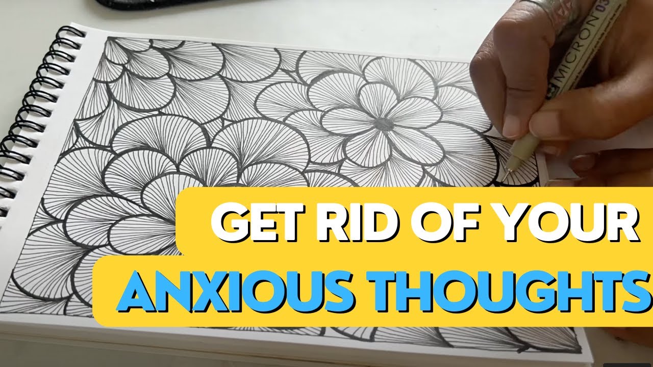 Stop Overthinking Using This Technique | #arttherapy #doodleart