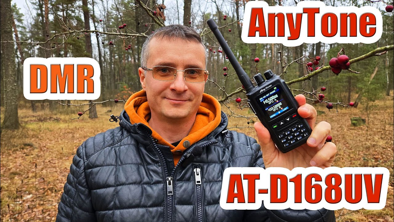 AnyTone AT D168UV тест и обзор DMR радиостанции