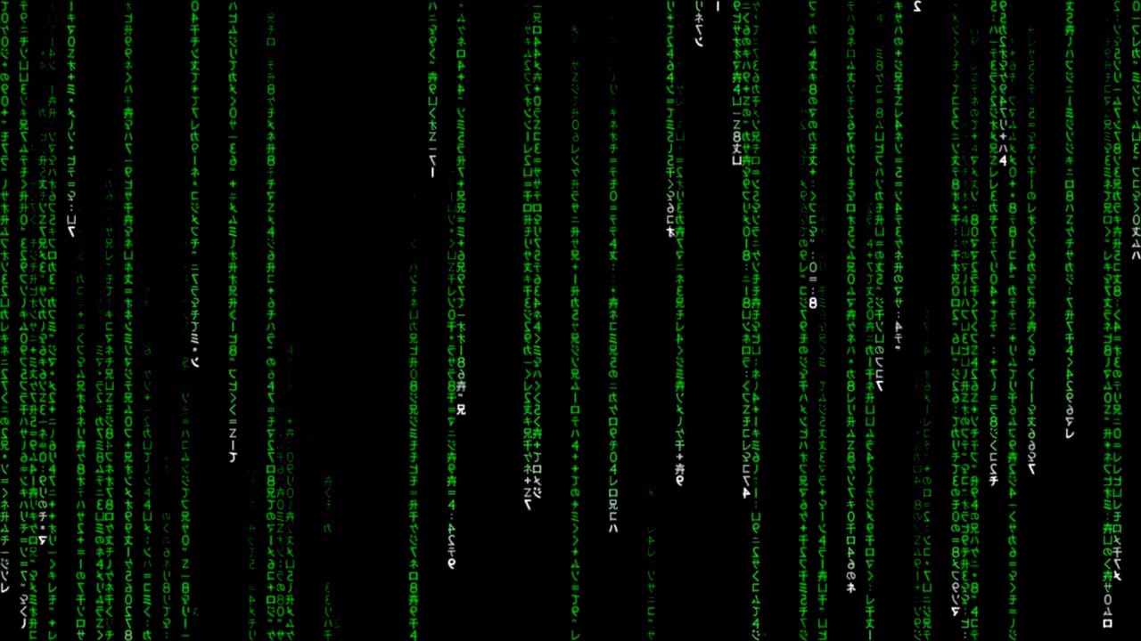 The Matrix Falling Code   Full Sequence 1920 x 1080 HD 720p