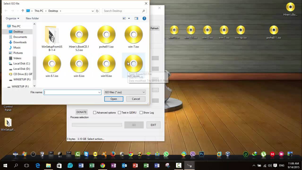 حرق ويندوز 7+8+8.1+10+xp+اكرونيس +منتول بارتشين + هيرن بوت على فلاشة واحد | الحلقة 859