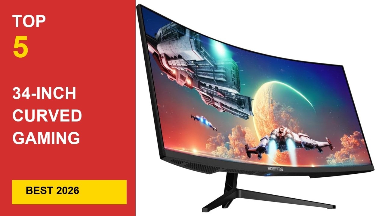 Best 34-Inch Curved Gaming Monitor in 2026 - Expert Reviews in 2026