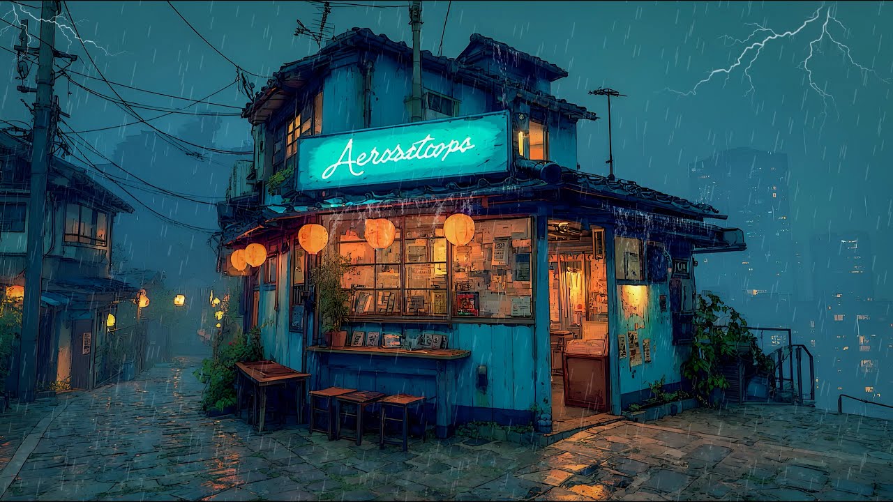 Silent Streets at Midnight 🌧️ 90s Lofi Chillhop for Focus, Sleep & Peace | 12 Hours