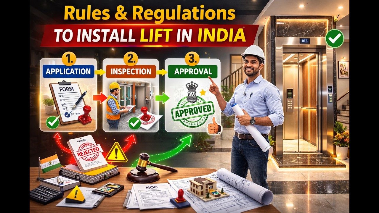 Rules & Regulations to Install Lift in India | How to get Lift License in India #liftinstallation