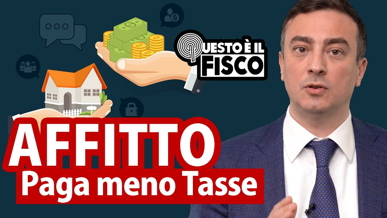 CONTRATTO AFFITTO per pagare meno tasse | Dott. Paolo Florio
