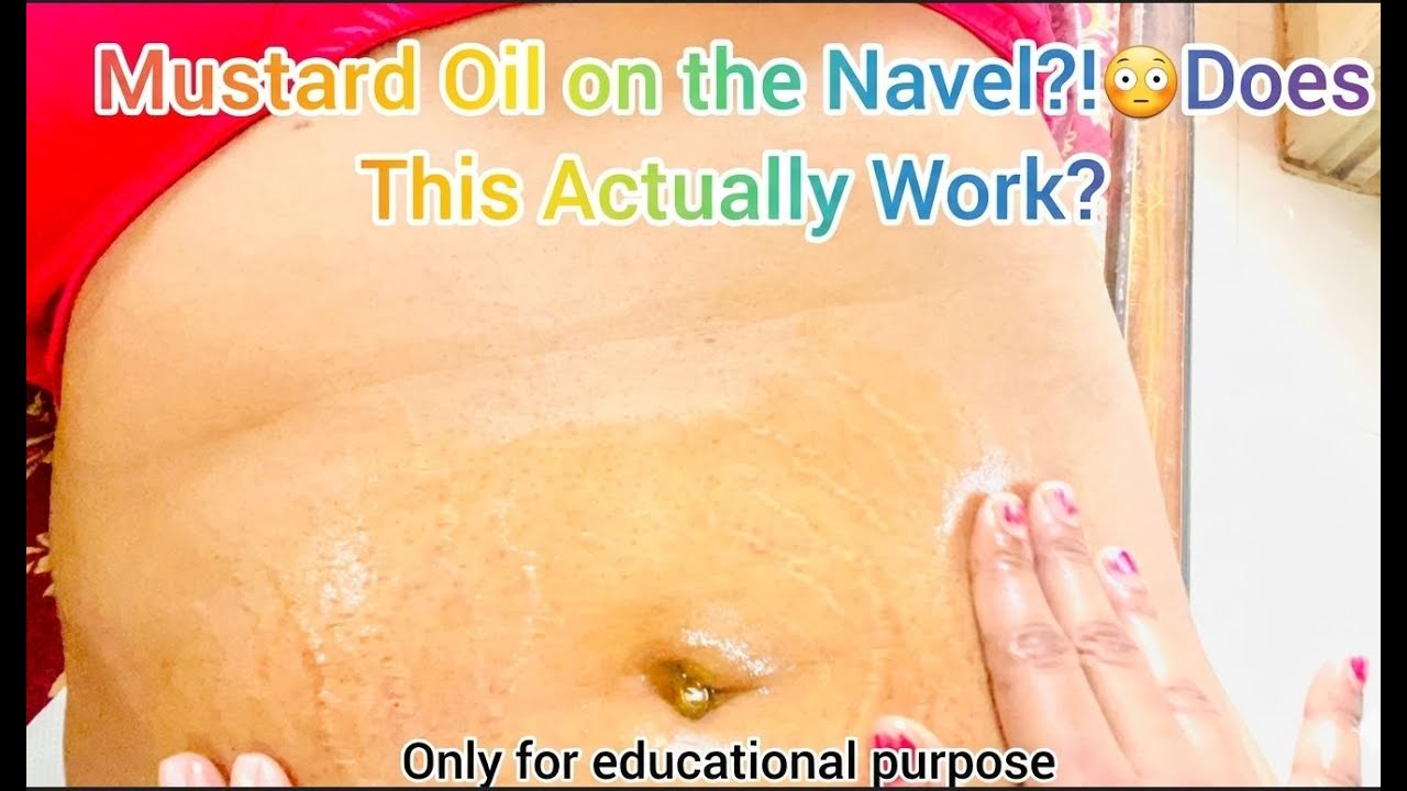 Mustard Oil on Belly Button | Ancient Remedy People Still Swear By #asmr #navel #health