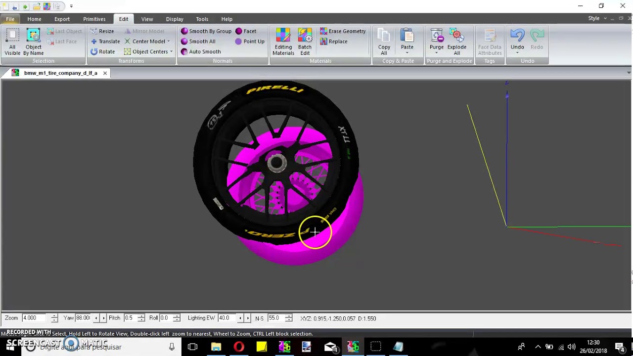 Trocar rodas - 3dsimed