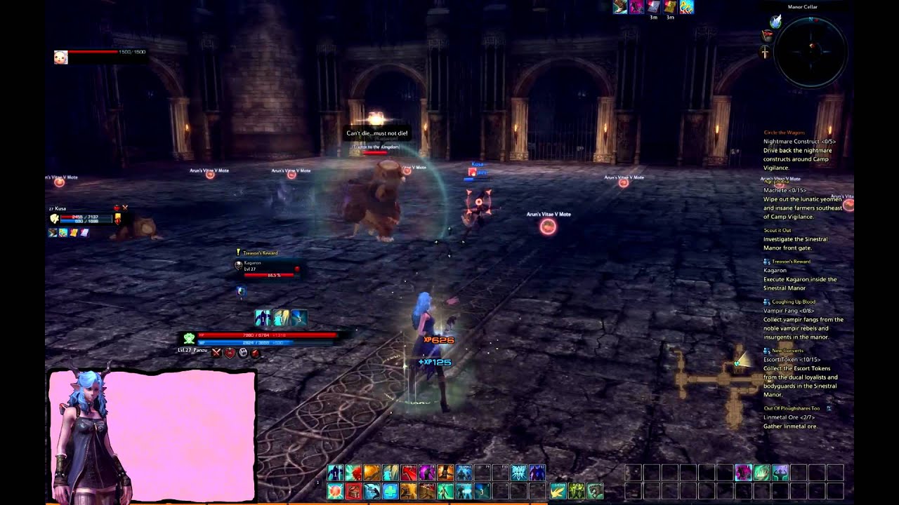 Tera - Mystic Gameplay - SM first Boss Duo