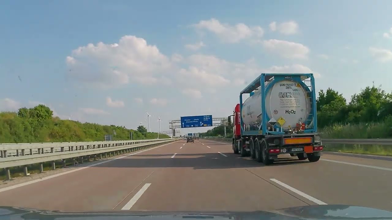 Driving to Leipzig, Germany