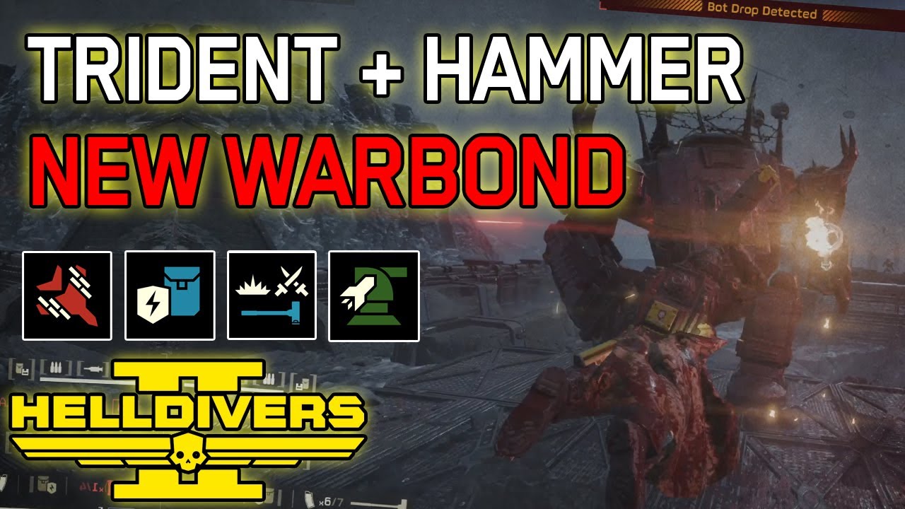 HAMMER & TRIDENT Loadout - Helldivers 2: Super Helldive Automaton CO-OP - No Deaths