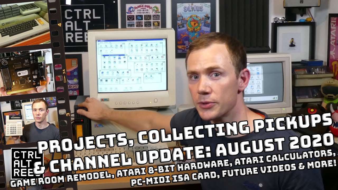 Projects & Pickups: Gameroom Update, Atari Calculators, PC-MIDI / SoundBlaster Hanging Notes & More!