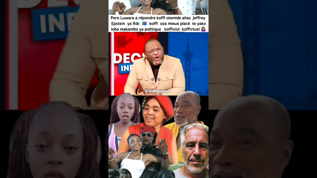 🔴 Pero Luwara tr&egrave;s f&acirc;ch&eacute; contre koffi olomide alias Jeffrey Epstein koffi tr&egrave;s impoli suivez‼️