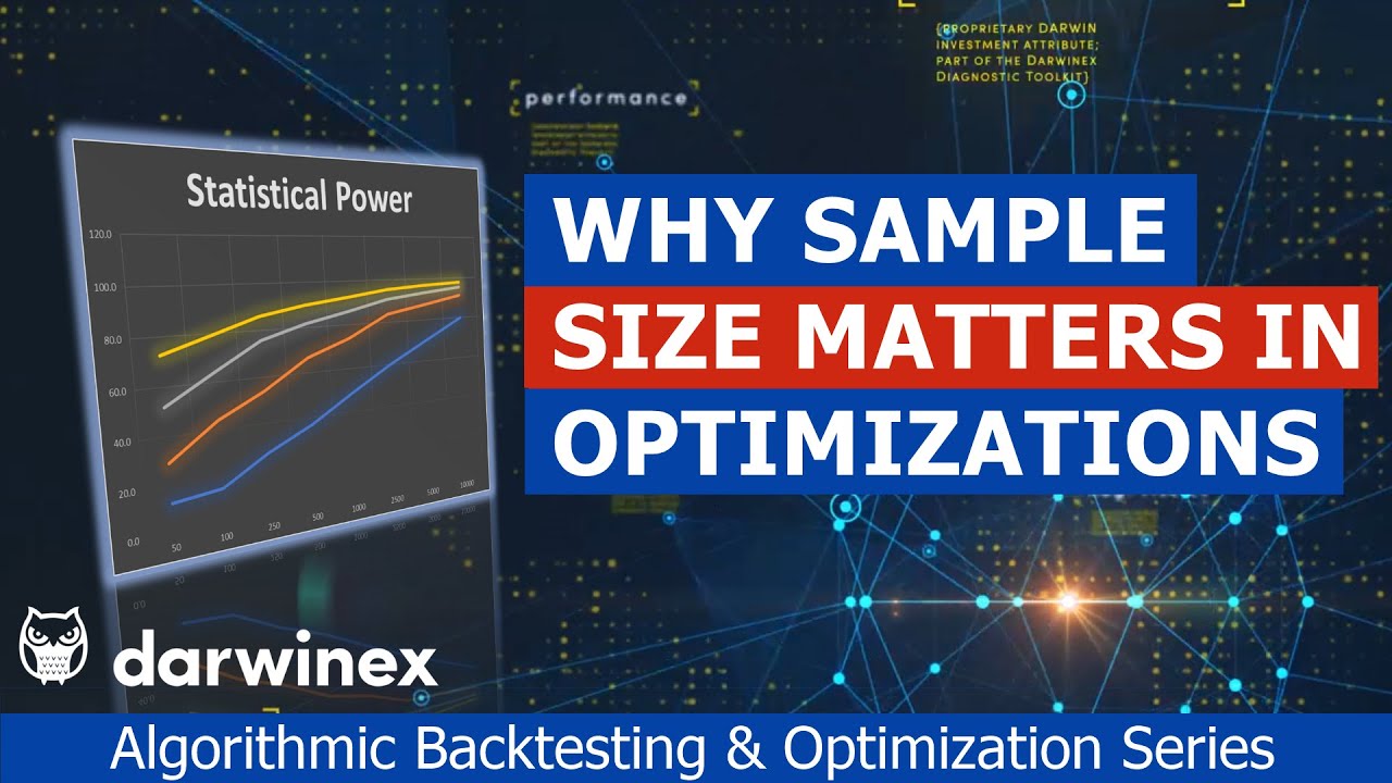 2.3) Why Trading Optimizations need a Statistically Significant Sample Size (Number of Trades)