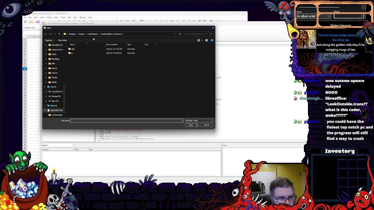 Back To Look Outside work! Also, a little roguelike update at the start.