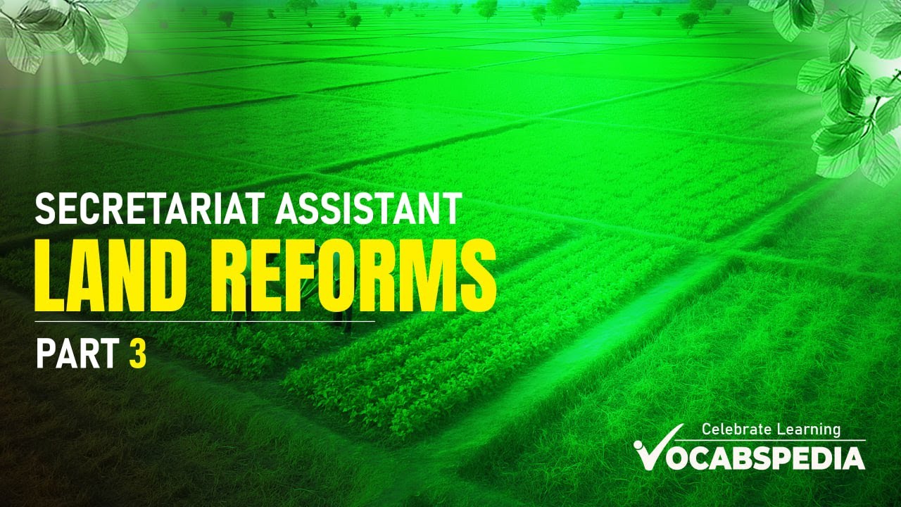 KERALA ECONOMY | LAND REFORMS | PART 3 |The Kerala Agrarian Relations Bill, 1957 | VOCABSPEDIA