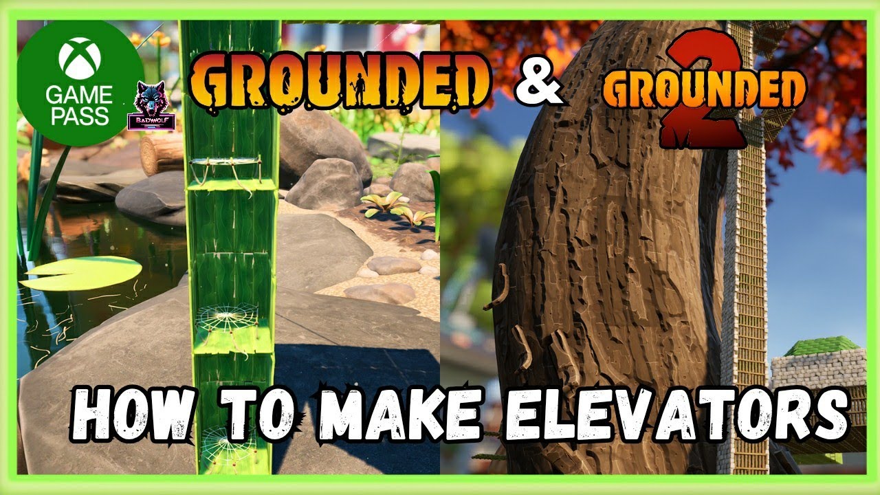 Как сделать лифт в Grounded 1&2, как вы просили