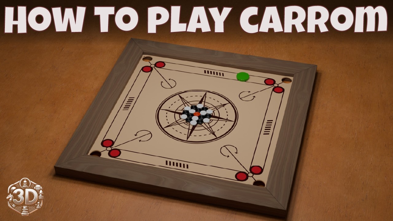 How To Play Carrom Board Game | Rules | Instructions