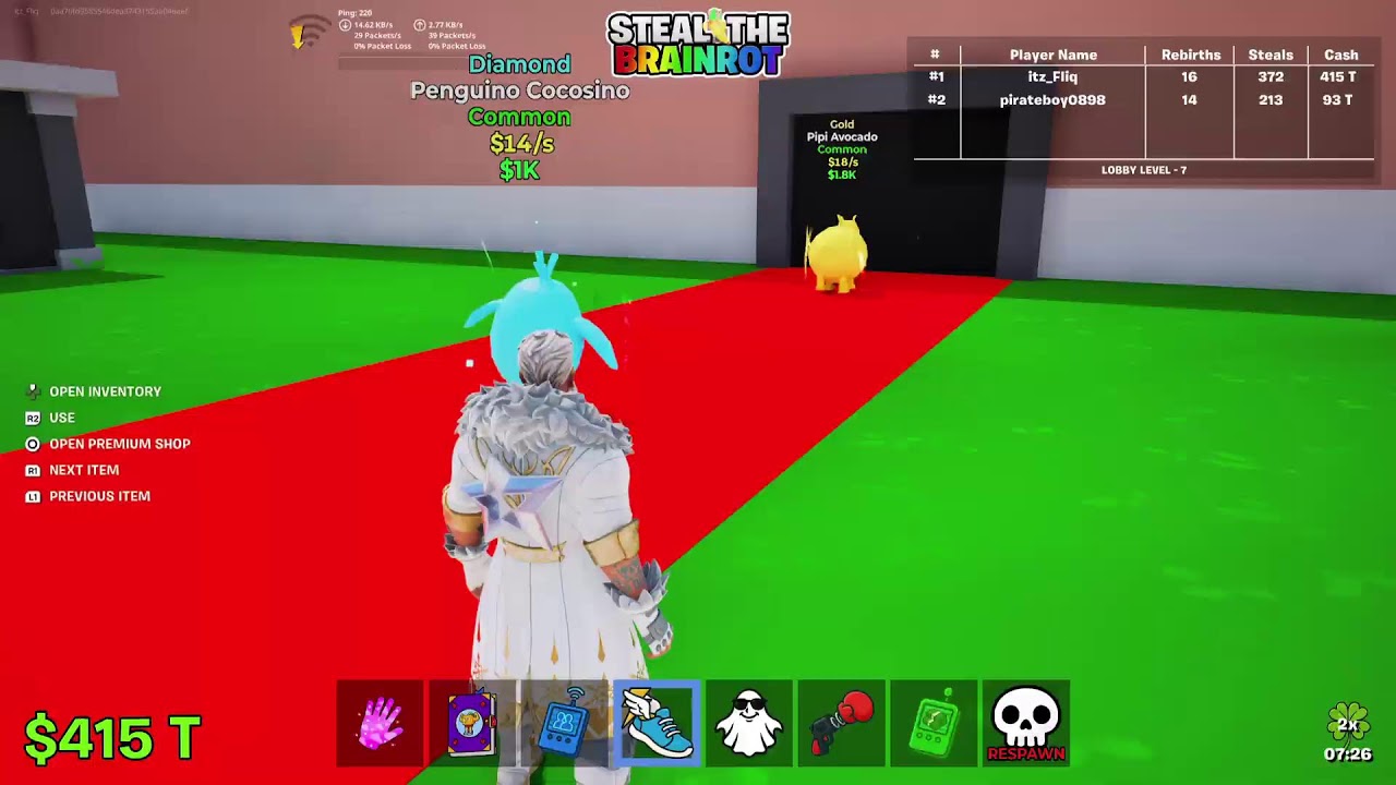 🔴 LIVE! (Trades & Giveaways ) - Fortnite Steal The Brainrot!