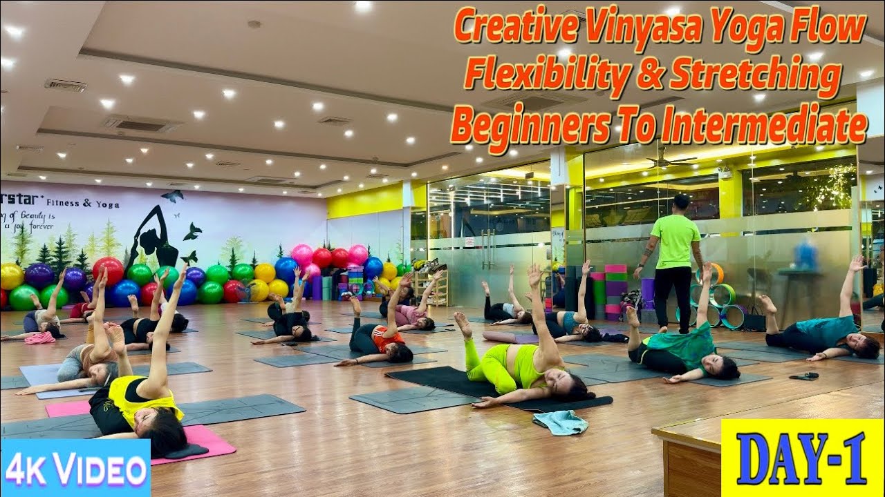 DAY-1 Creative Vinyasa Yoga Flow Flexibility & Stretching | Master Ranjeet Singh Bhatia |
