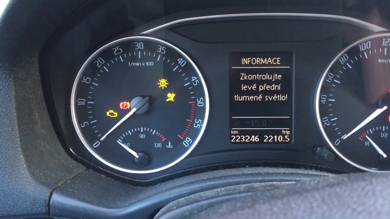 Skoda Octavia 2.0. TDI 103kw CFHC cold start -15C