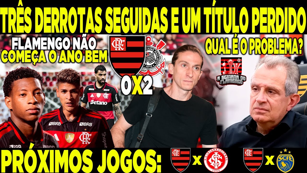 TRÊS DERROTAS SEGUIDAS E UM TÍTULO PERDIDO: FLAMENGO NÃO COMEÇA O ANO BEM | QUAL É O PROBLEMA? | E+