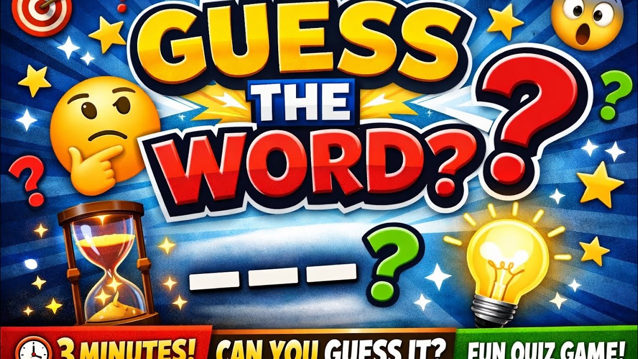 Guess the Word Challenge 🤔 || Part 1 