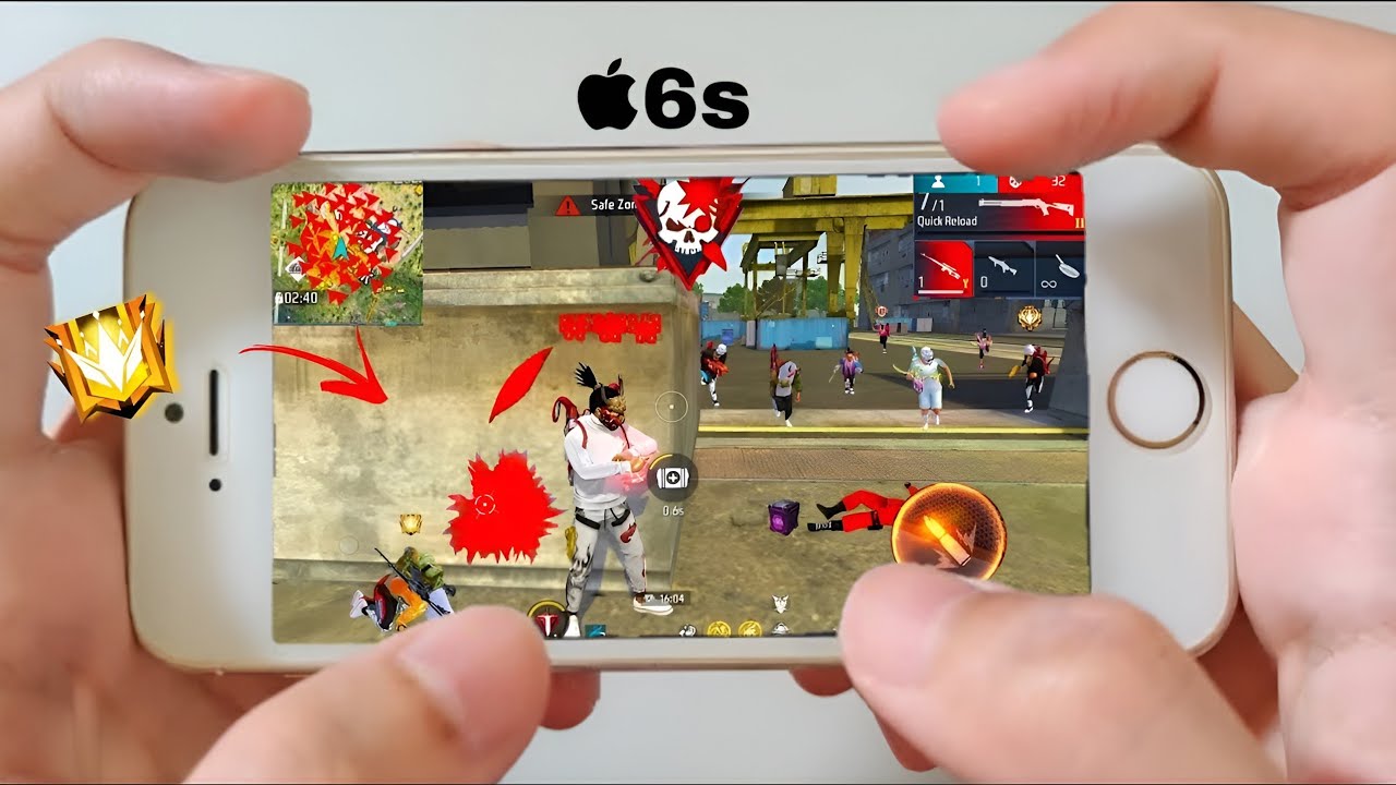 Iphone 6s 30+kill in Br rank Free Fire full  Handcam gameplay +32gb ram test 2025🔥