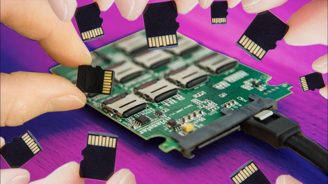 DIY SSD made of SD Cards!