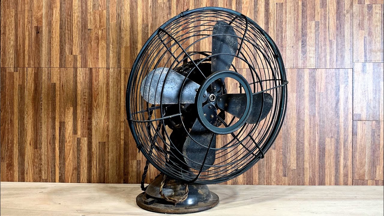 Antique table fan restoration