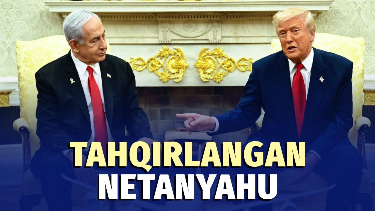 Tramp Oq uyda matbuot ko‘z o‘ngida Netanyahuni tahqirladi — Isroil OAV