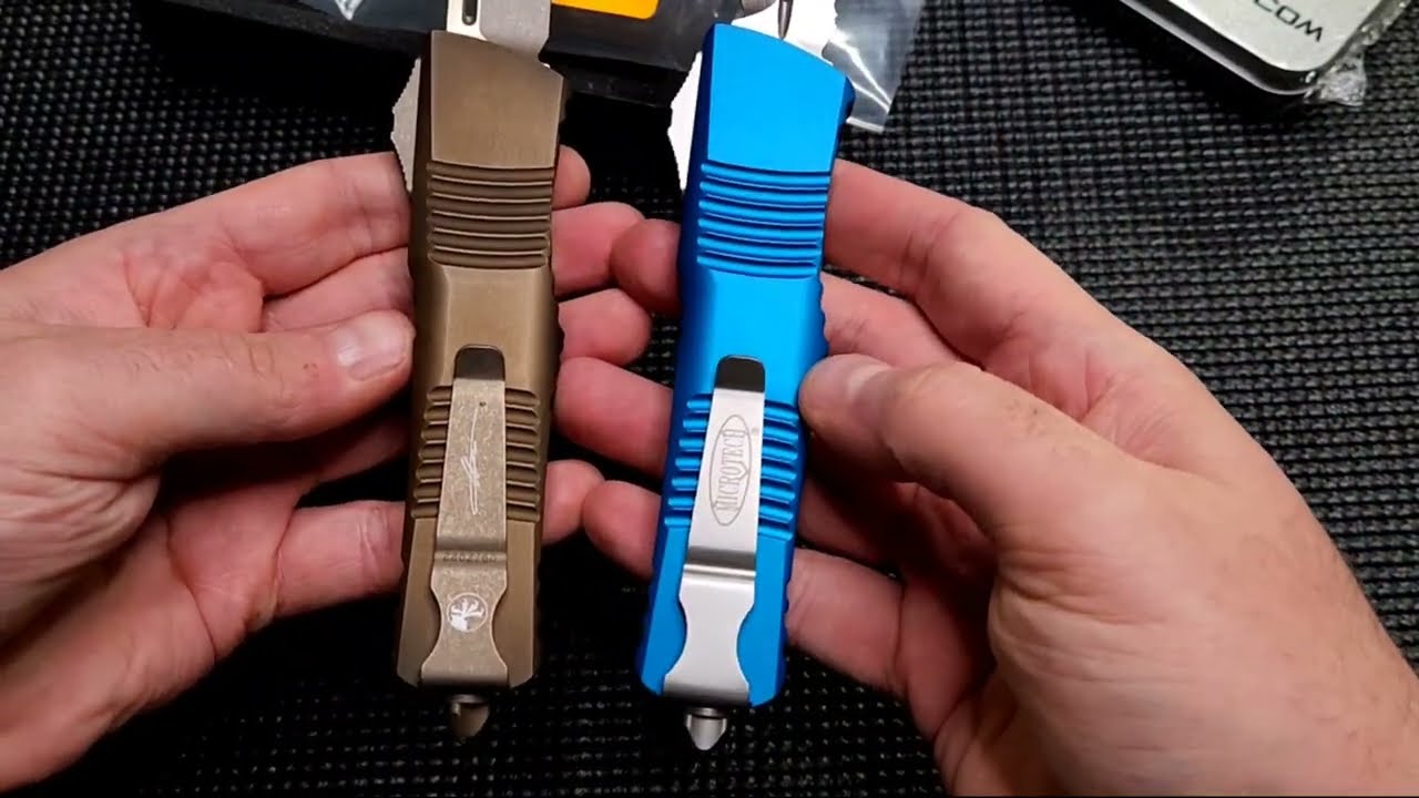 Apocalyptic Antiqued OTF Automatic KNIFE | UNBOXING a Combat Troodon MICROTECH @TheHollowGrind​