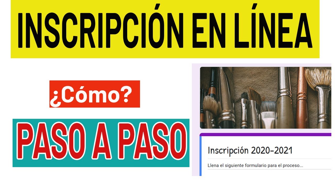 📌🖥️ Como hacer un formulario GRATIS para INSCRIPCIONES en línea fácil