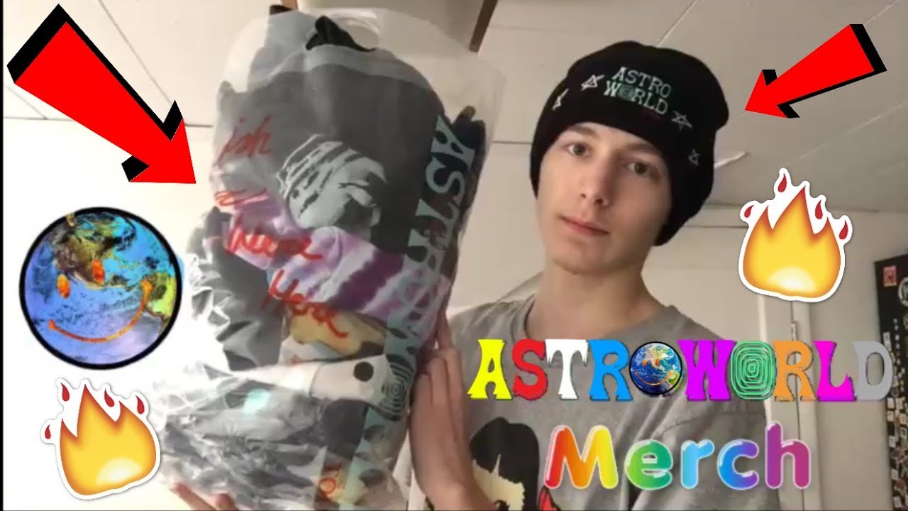 TRAVIS SCOTT ASTROWORLD TOUR MERCH PICKUPS!!!!