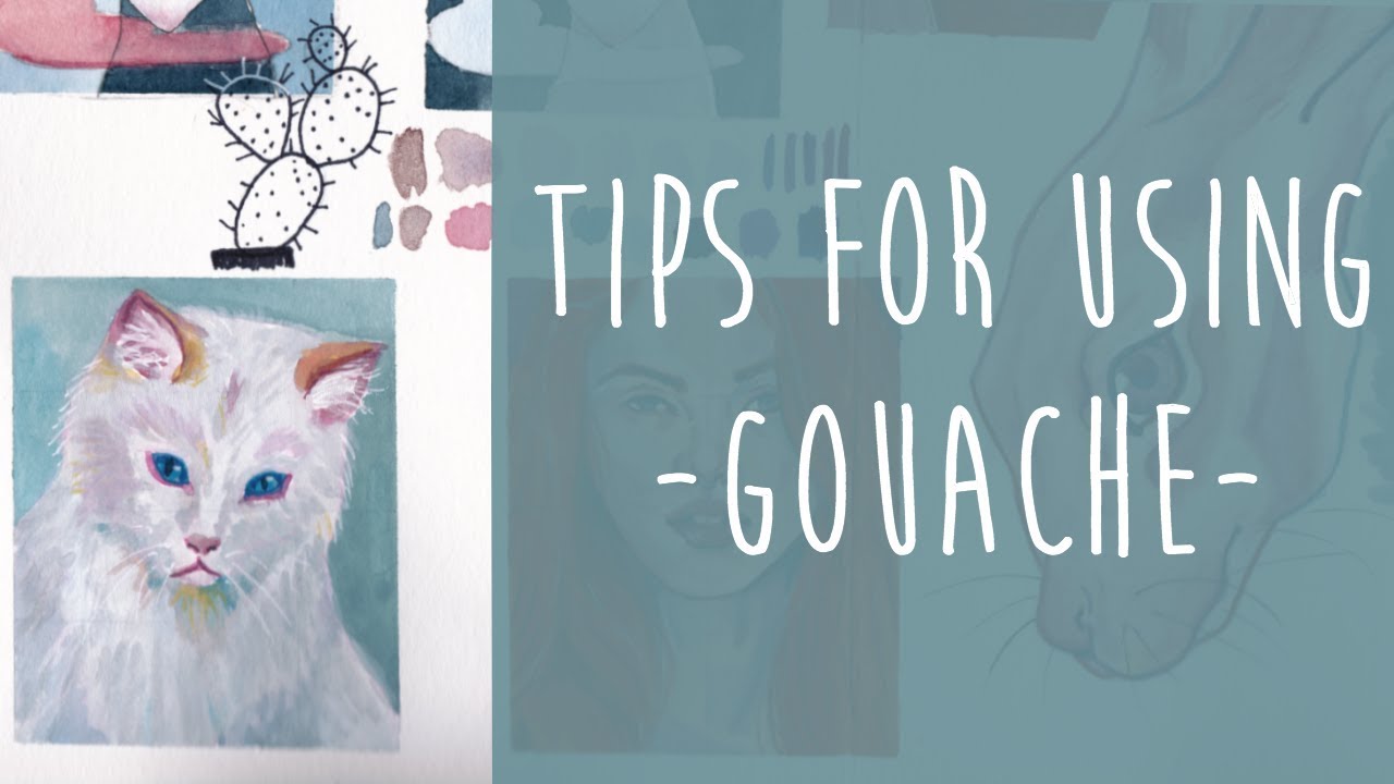 Tips for Using Gouache - Painting Process