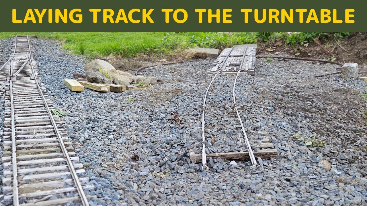 Turntable Restoration, Part 2 — Finally Laying Track to the Pit!