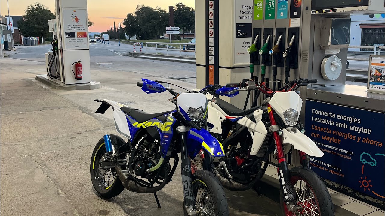 Amanecer en 49cc Rieju/Sherco