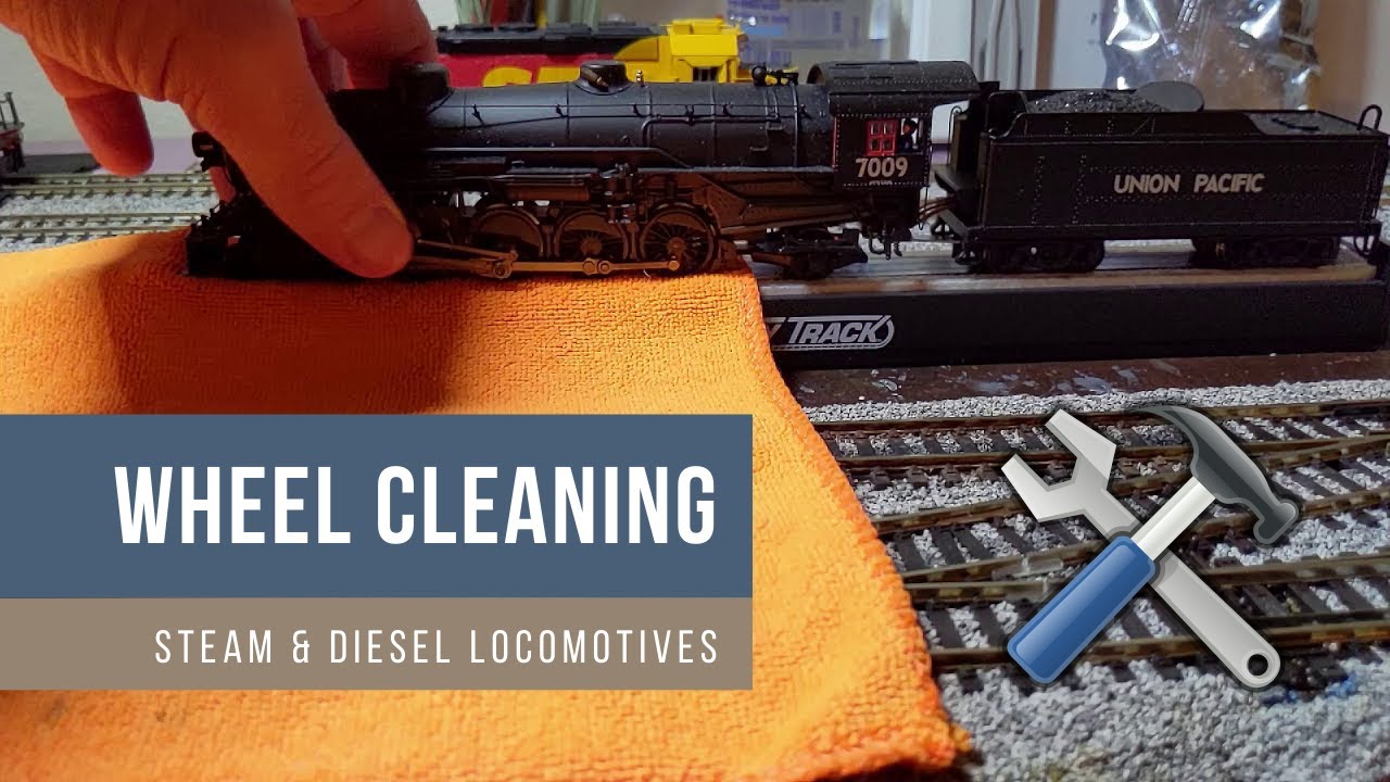 How to clean HO/OO Scale Locomotive Wheels Easily