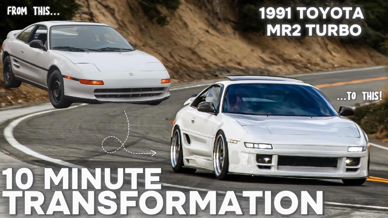 Building a Toyota MR2 in 10 minutes! Dream Build !