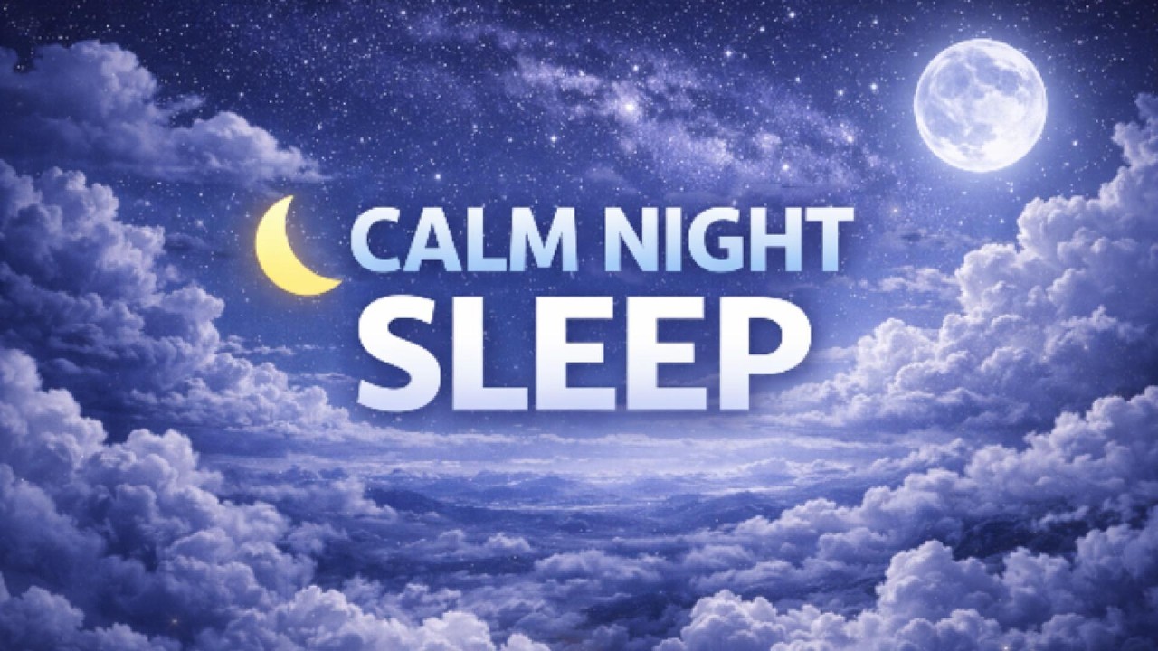 Peaceful Night Sleep Music 🌙 Calm Ambient Soundscape for Deep Sleep & Insomnia (1 Hour)