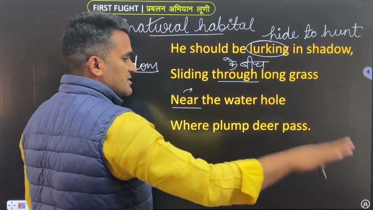 A Tiger in the Zoo / Explanation / Stanza / Question Answer/ How to tell wild Animals 