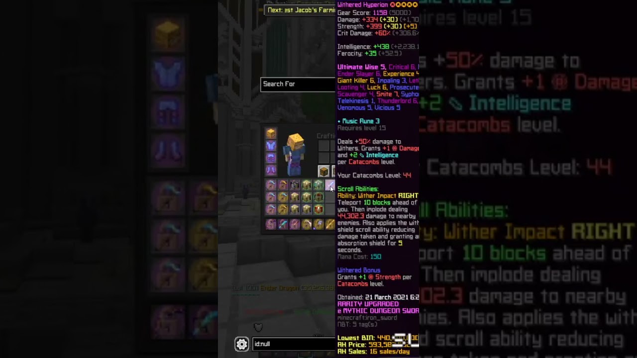 I Stole His Hyperion By ACCIDENT... (Hypixel Skyblock)