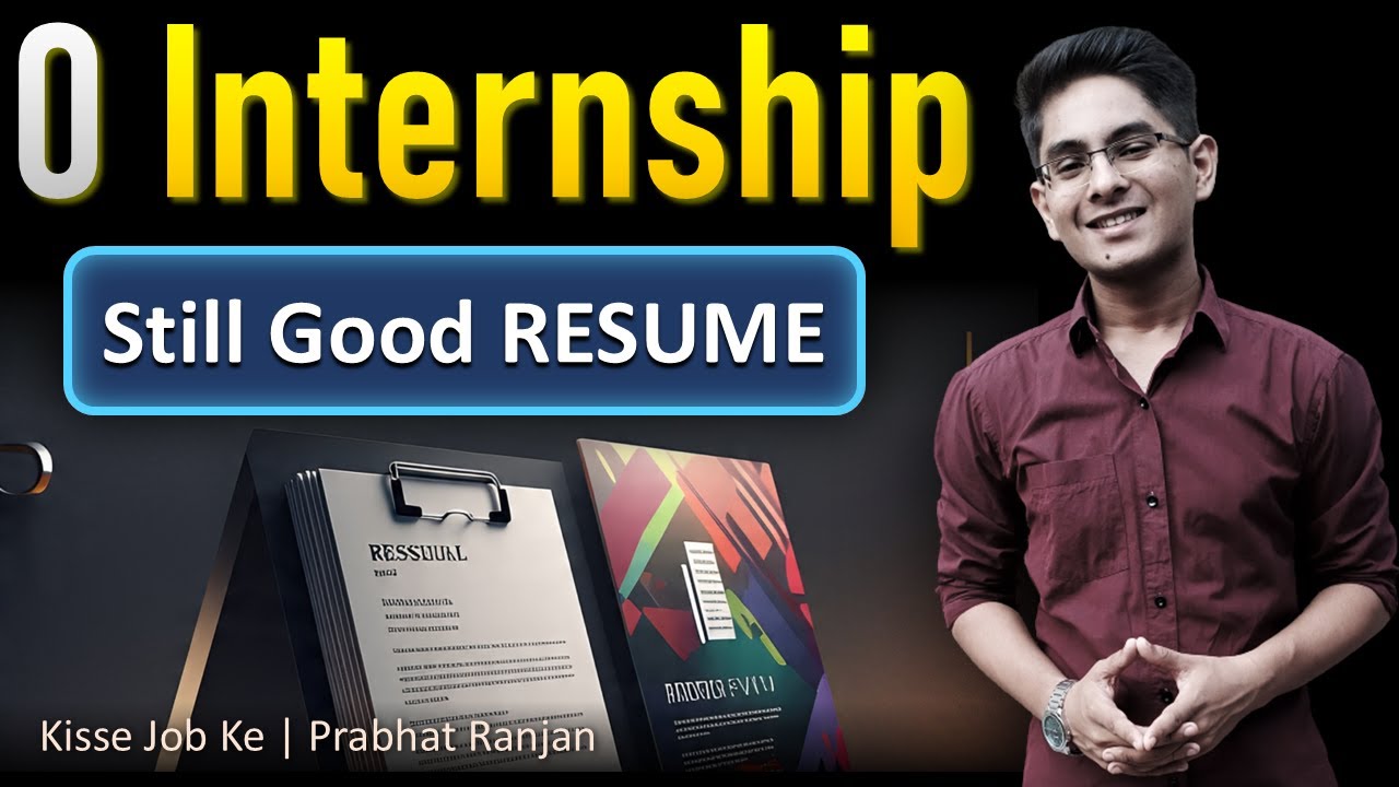 No Project, Internship? You Can Still Build a Powerful RESUME!