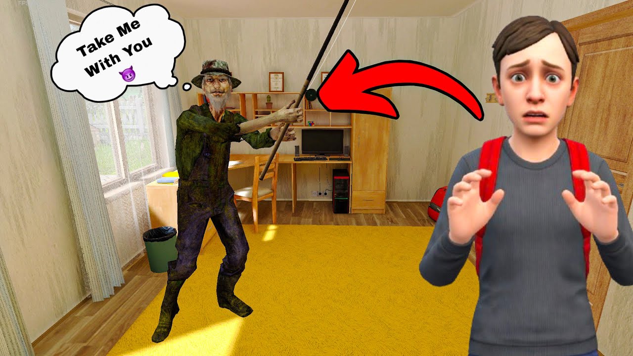 Fisherman Visits Andrew's House in SchoolBoy Runaway Stealth