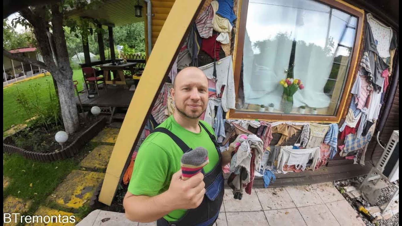 Karkasinis namukas buvo apšiltintas šiukšlemis