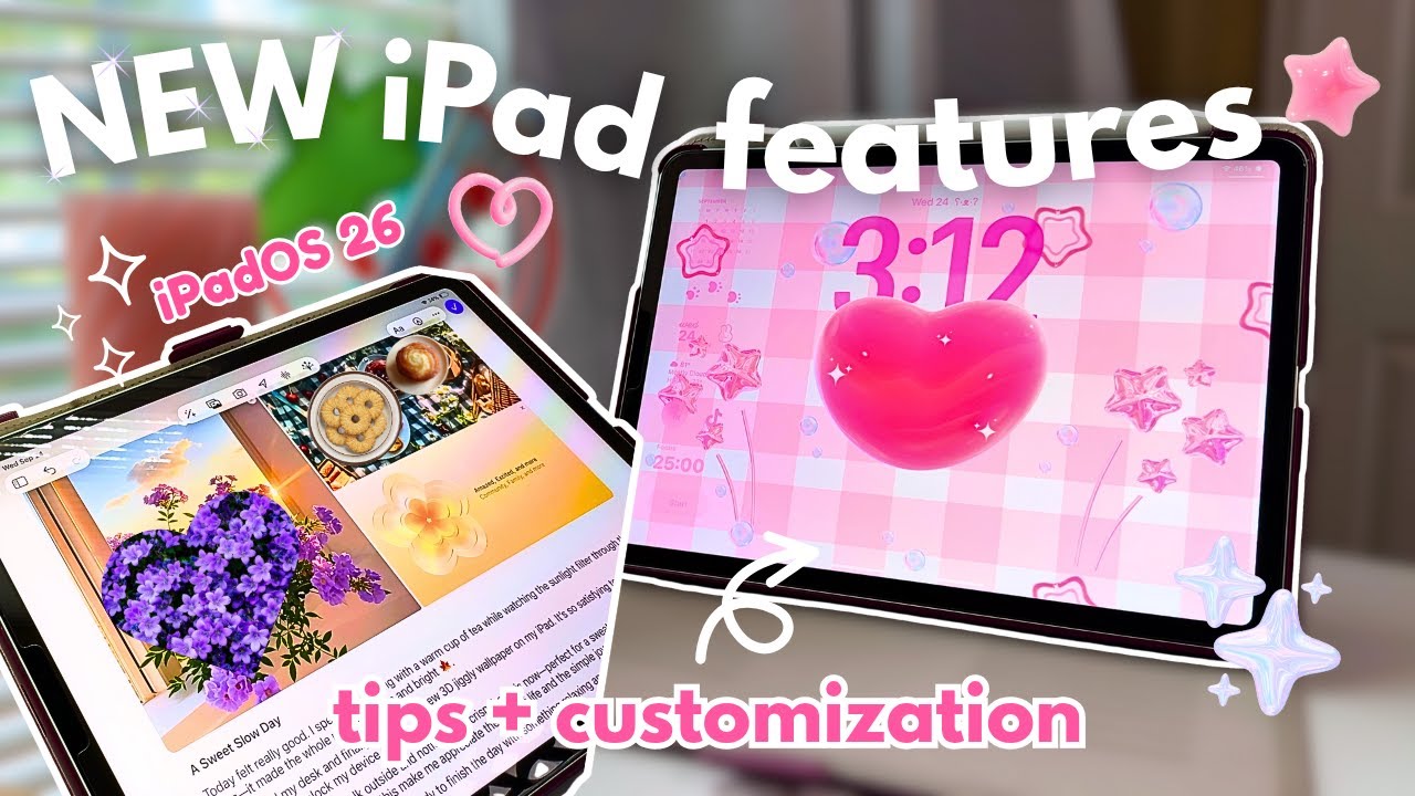 iPadOS 26 ✨ BEST New Features + Customization - Easy Tutorial ୨୧ ˚｡⋆