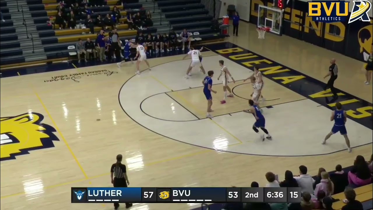 BVU vs. Luther Men's Basketball. 1/17/2025