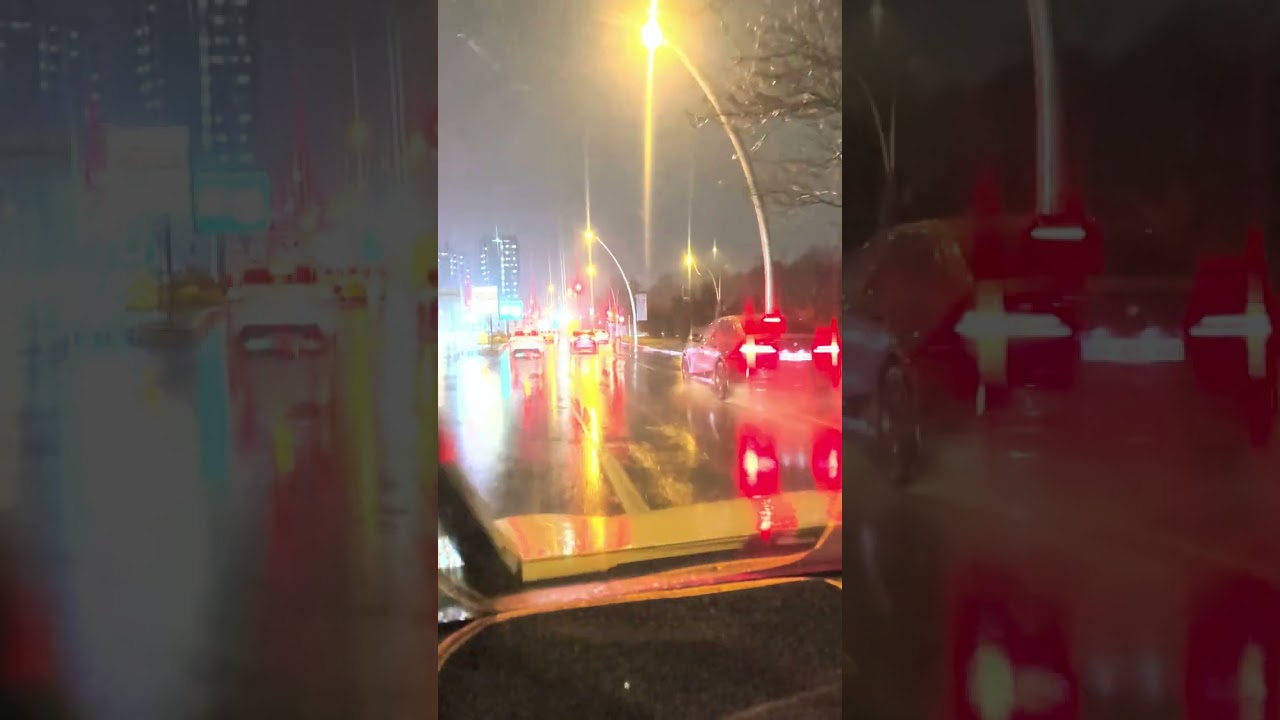 YAĞMURLU HAVADA ANKARA ŞEHİRİÇİ AKŞAM SÜRÜŞÜ