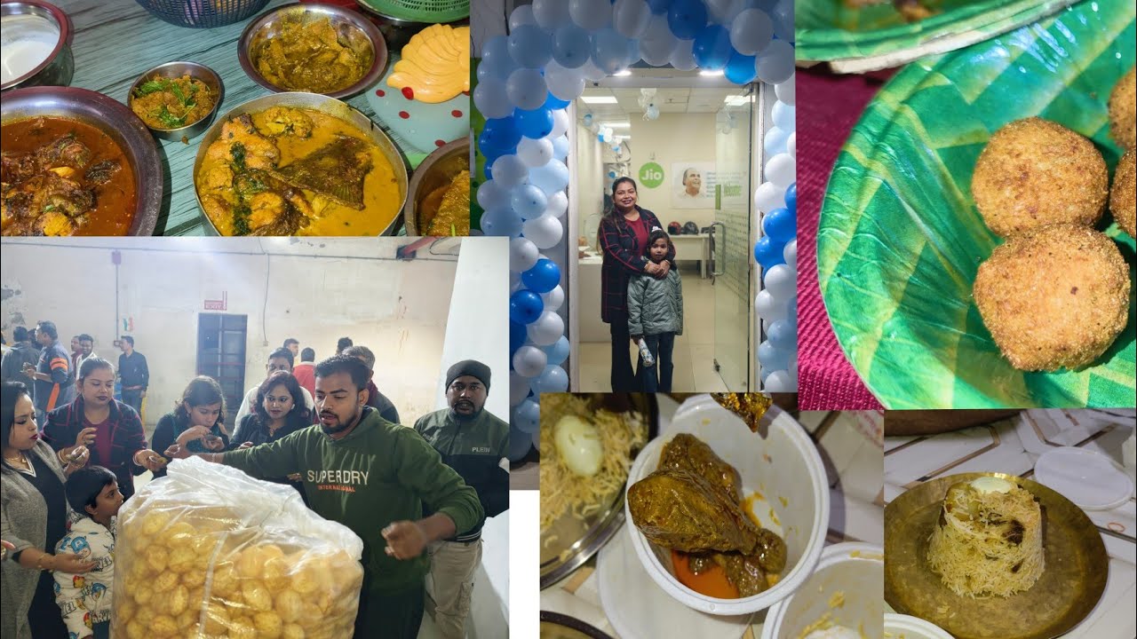 সারাদিনে প্রচুর রান্না। ভিডিও করে বিকেলে নীলাদ্রির অফিস এ খাওয়া দাওয়া।চলো ঘুরে দেখি বরের অফিস।।