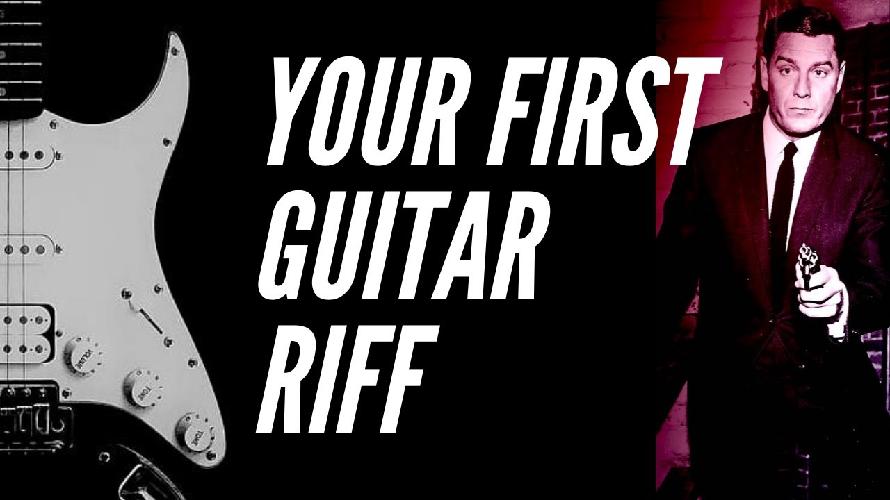 BEGINNER GUITAR RIFF - Peter Gunn Theme - Easy Lesson
