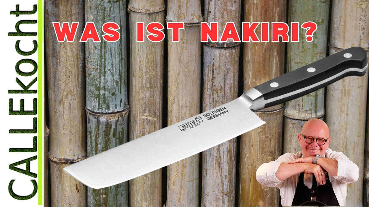 Neues HEISO Messer macht Profi-Köche sprachlos! Das NAKIRI-MESSER