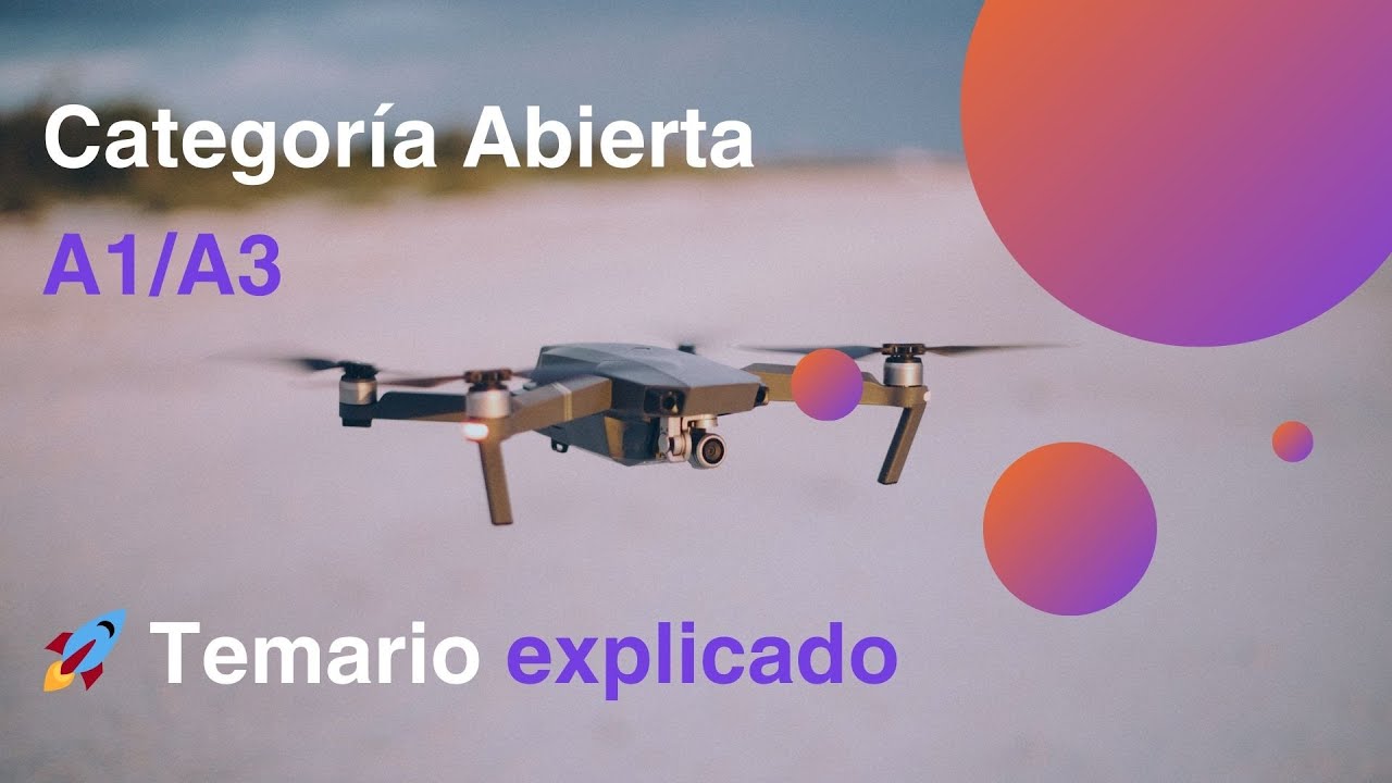 🚀 2023 TEMARIO EXPLICADO Categoría Abierta A1/A3 2023 DRONES I 2º PARTE Categorías de Operación